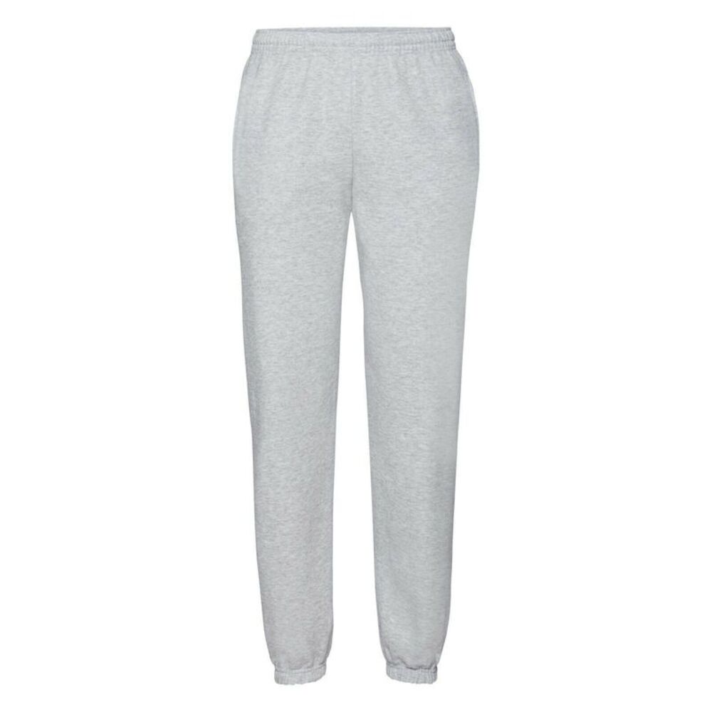 Fruit of the Loom Mens Elasticated Sweatpants / Heather Grey